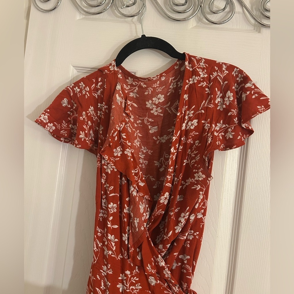 Pretty wrap around dress